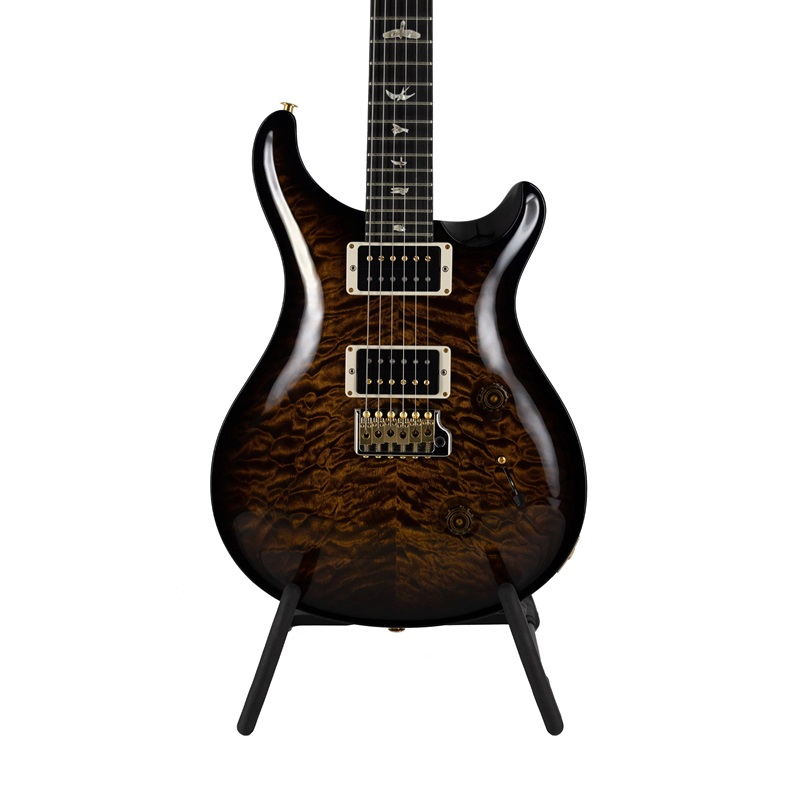 pickup-dan-guitar-dien-prs-core-custom-24-quilt-10-top-wstained-maple-neck-black-gold-wrap-burst