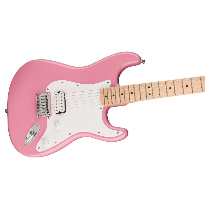 dan-guitar-dien-squier-sonic-stratocaster-ht-h-maple-fingerboard-flash-pink-nghieng-nua