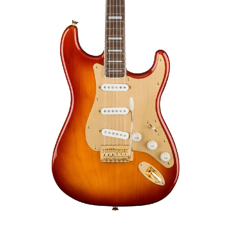 dan-guitar-dien-squier-40th-anniversary-gold-edition-stratocaster-mau-caml-mat-top-1-nua