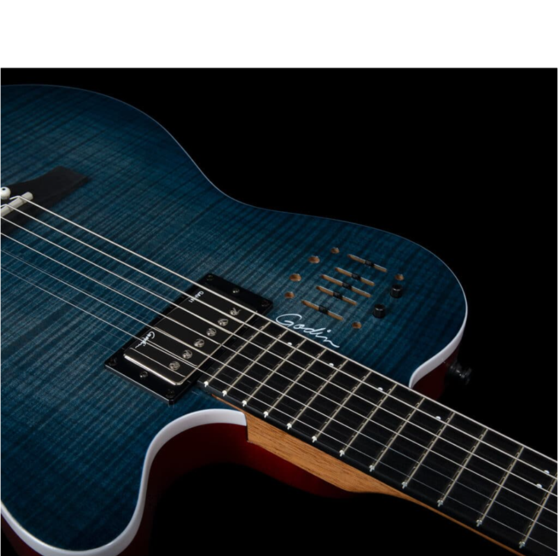 dan-guitar-dien-godin-a6-ultra-denim-blue-flame-phim-dan