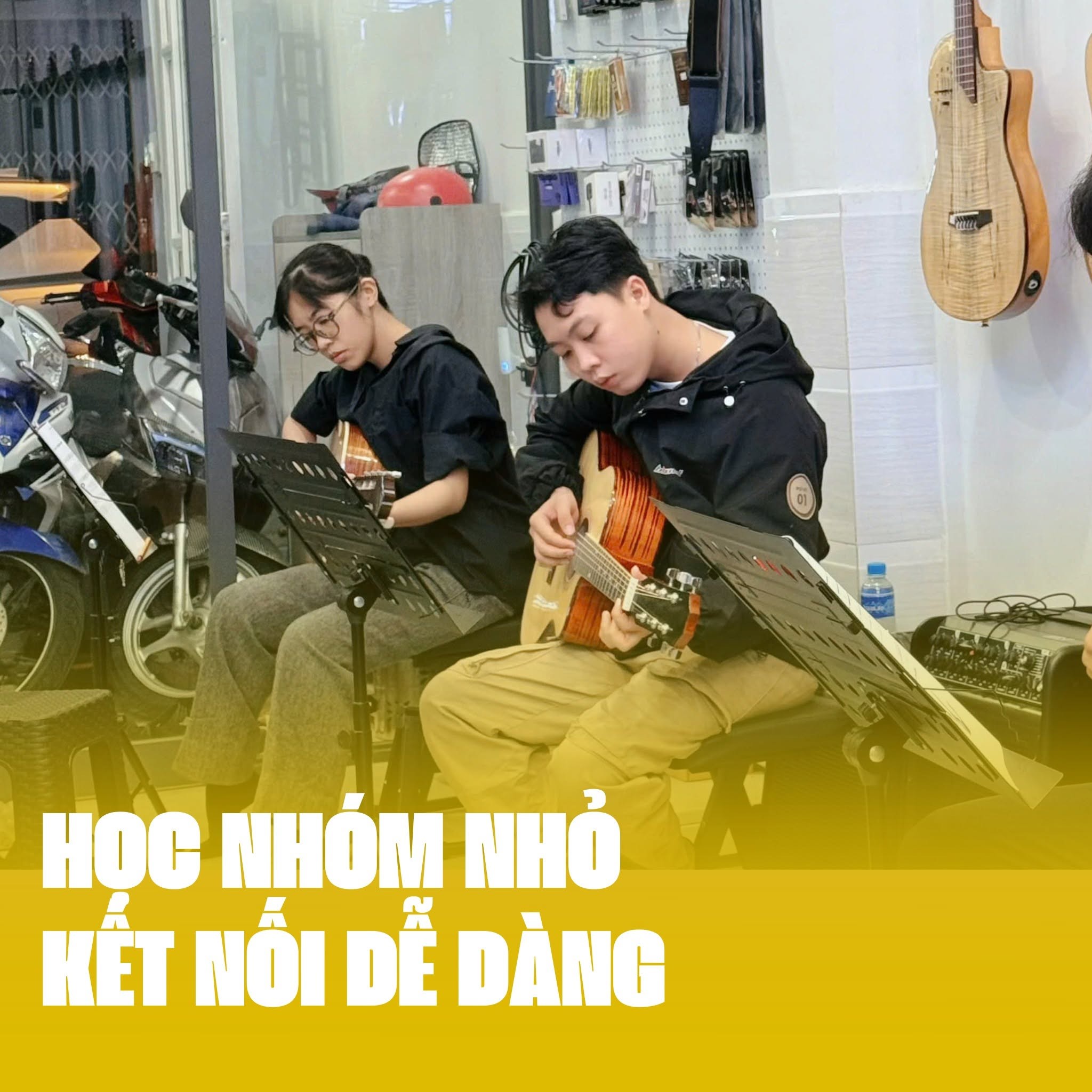 trung-tam-day-guitar-quan-hai-chau-voi-lop-hoc-nhom-quy-mo-nho