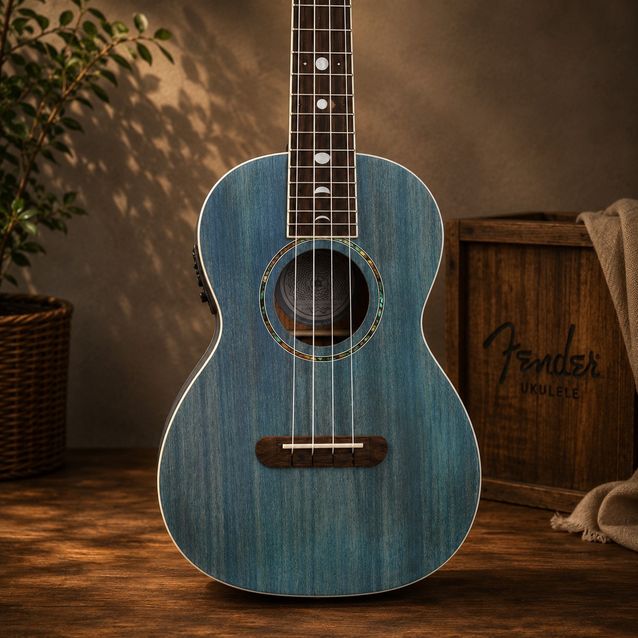 mat-top-solid-ovangkol-tren-dan-ukulele-fender-dhani-harrison