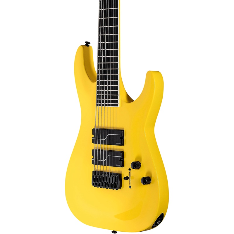 dan-guitar-dien-esp-ltd-stephen-carpenter-sc608-baritone-signature-hh-ebony-fingerboard-yellow-mat-top