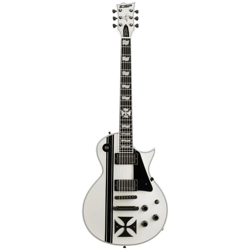 dan-guitar-dien-esp-ltd-iron-cross-hh-ebony-fingerboard-snow-white