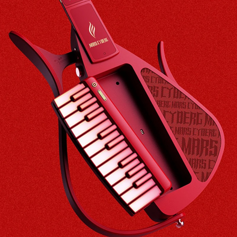 dan-guitar-enya-cyberg--red-keyboard