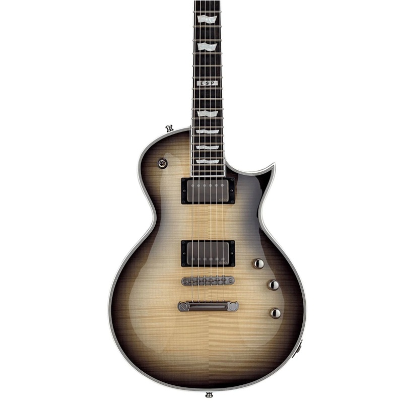dan-guitar-dien-esp-eii-eclipse-flame-maple-full-thickness-hh-ebony-fingerboard-black-natural-burst-mat-top