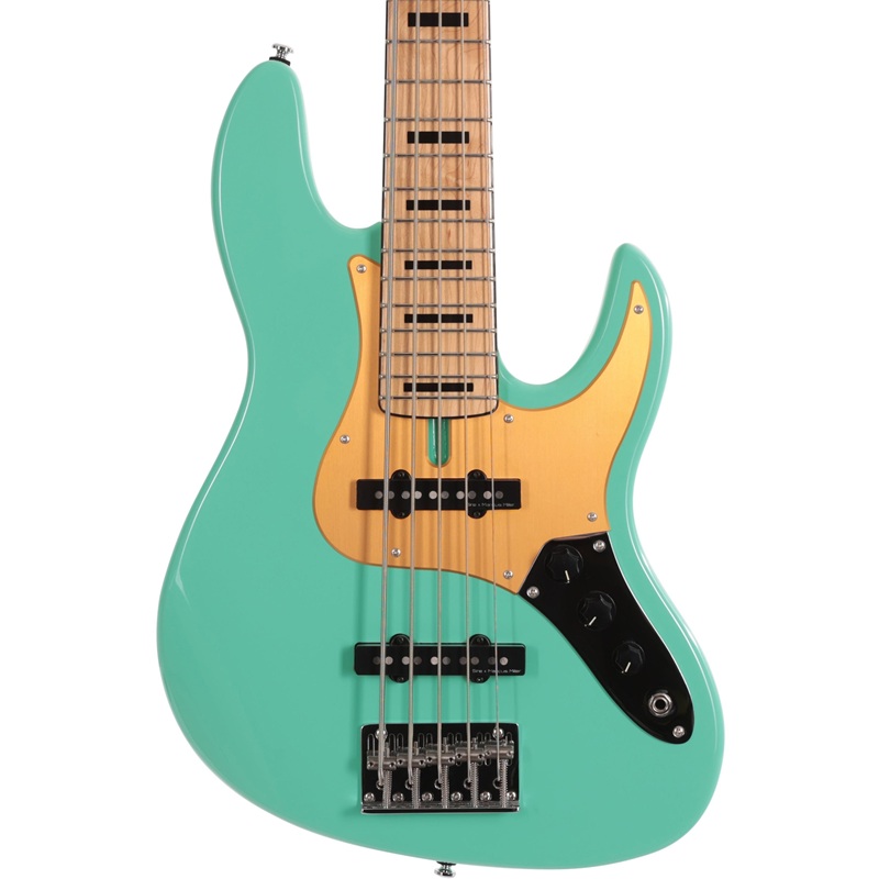 dan-guitar-bass-sire-marcus-miller-v5-24-fret-maple-fingerboard-mild-green--5-strings-mat-top