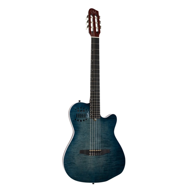 dan-guitar-silent-classic-godin-acs-denim-blue-flame