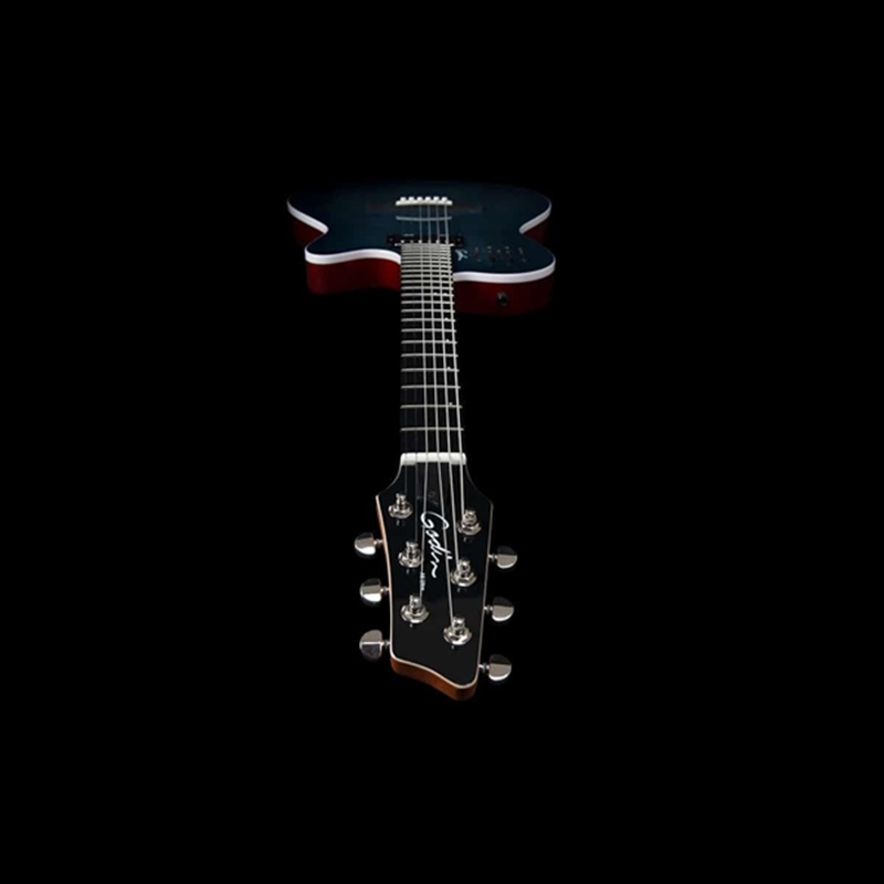 dan-guitar-silent-classic-godin-acs-denim-blue-flame-khoa-dan