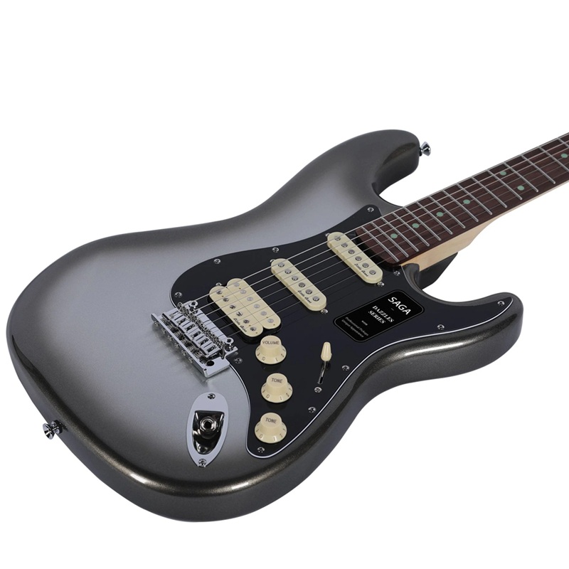dan-guitar-dien-saga-smf1314h-stratocaster-hss-rosewood-fingerboard-mercury-gray-mat-top