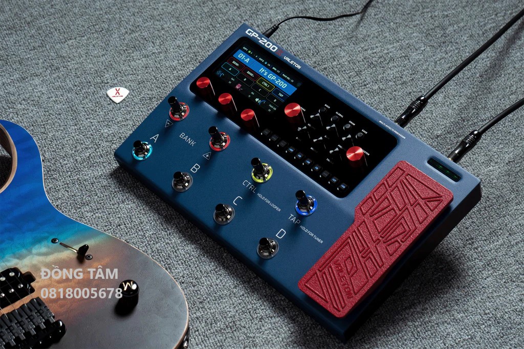 pedal-guitar-valeton-gp200x-10th-anniversary-multieffects-processor-la-phien-ban-gioi-han-ky-niem-10-nam-cua-valeton