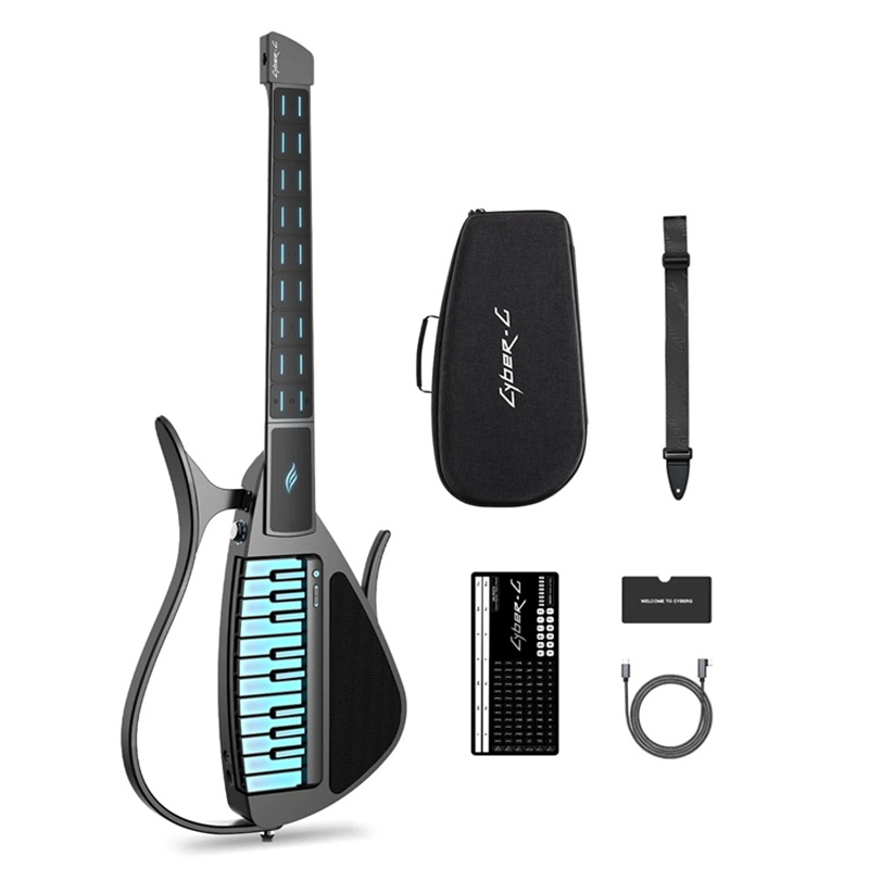 dan-guitar-enya-cyberg-black-tang-full-phu-kien