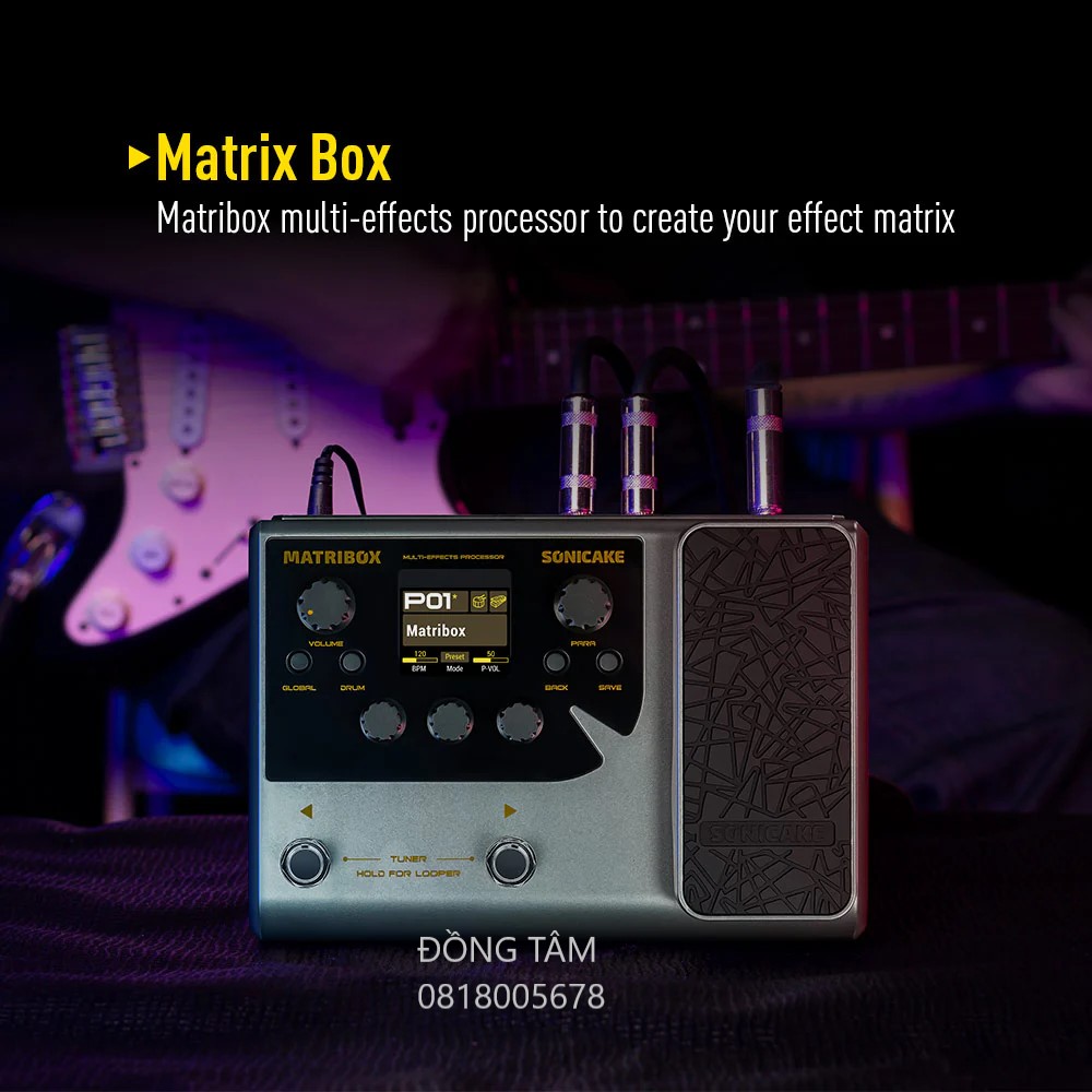 pedal-guitar-sonicake-matribox-qme50-phu-hop-voi-nhieu-loai-nhac-cu-va-nhieu-phong-cach-bieu-dien