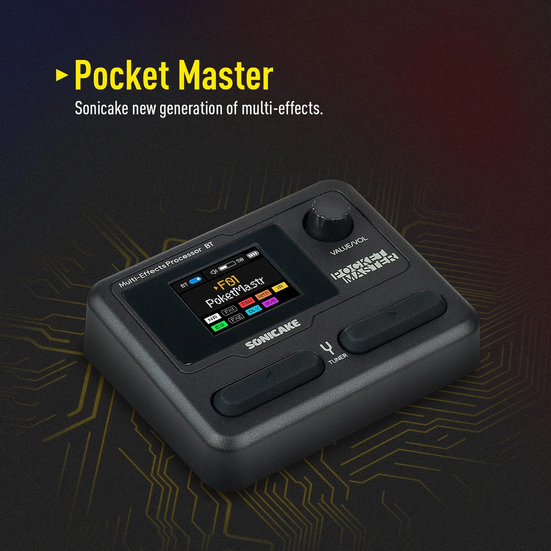 pedal-guitar-sonicake-pocket-master-qme10-su-dung-cong-nghe-whitebox-modeling-cho-am-thanh-chan-thuc