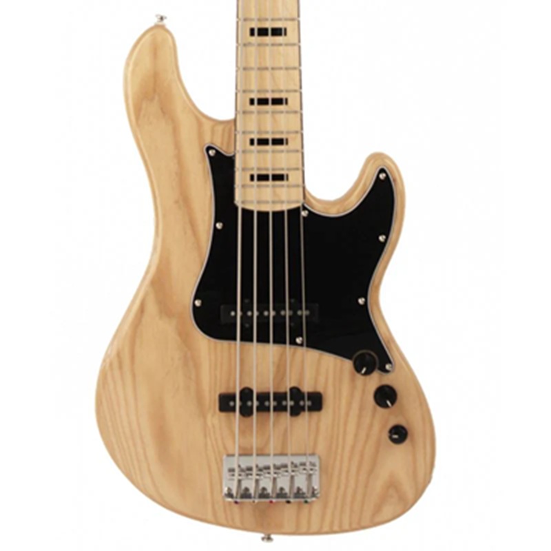 dan-guitar-bass-cort-gb54jj-ss-maple-fingerboard-natural-glossy--4-strings-mat-top