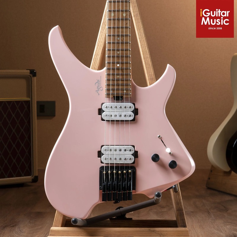 dan-guitar-classic-aguda-music-boy-hh-maple-fingerboard-shell-pink-mat-top