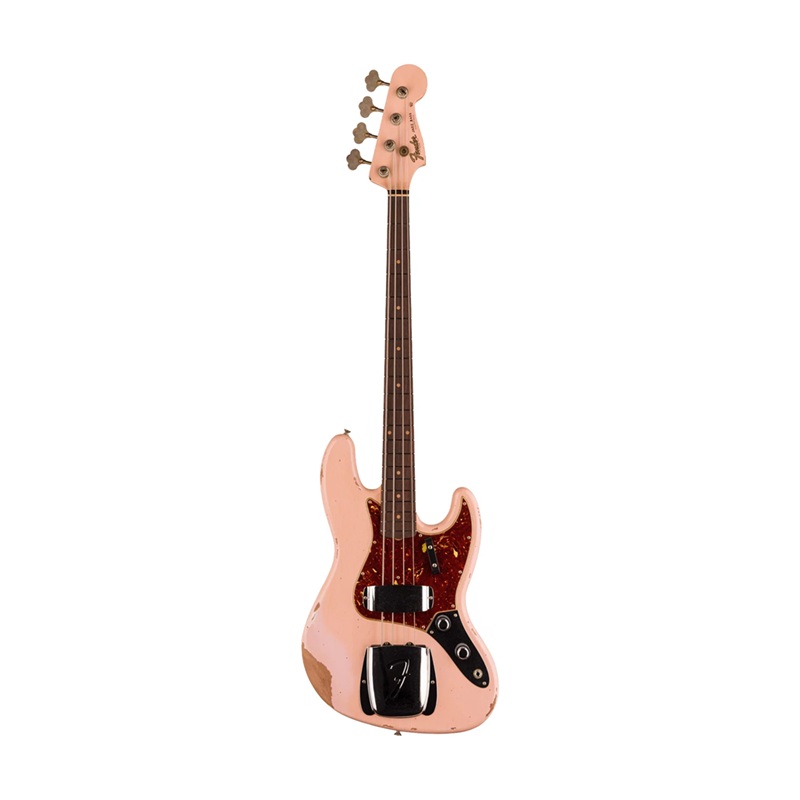 dan-guitar-bass-fender-custom-shop-1961-jazz-bass-heavy-relic-ss-rosewood-fingerboard-super-faded-aged-shell-pink--4-strings