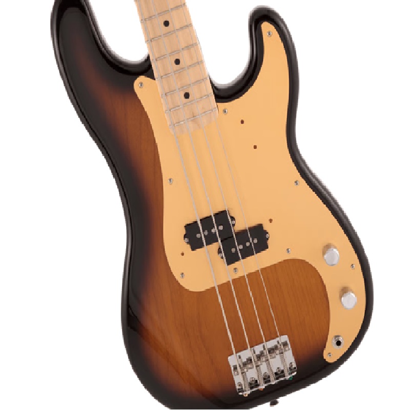 dan-guitar-bass-fender-made-in-japan-heritage-50s-precision-bass-s-maple-fingerboard-2tone-sunburst--4-strings-mat-top