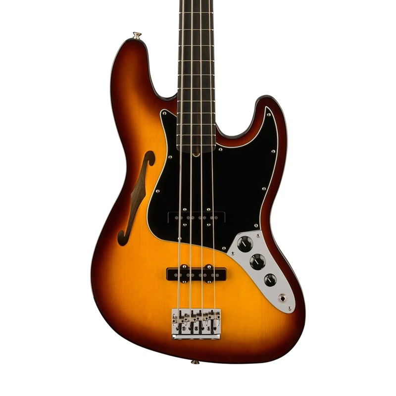 dan-guitar-bass-fender-limited-edition-american-suona-jazz-thinline-ss-ebony-fingerboard-violin-burst--4-strings-mat-top