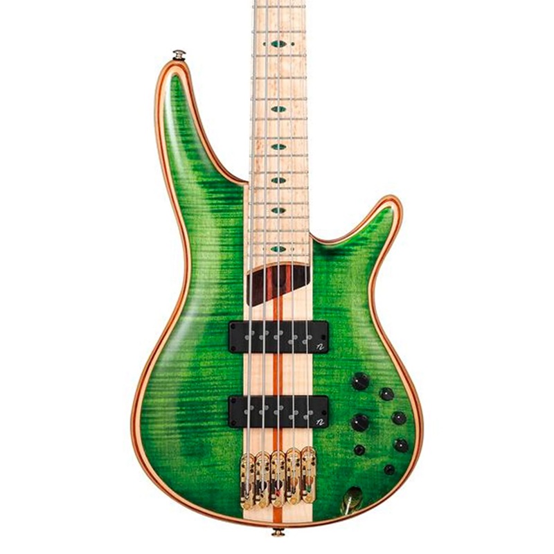 dan-guitar-bass-ibanez-sr5fmdx--sr-premium-ss-maple-fingerboard-emerald-green-low-gloss--5-strings-mat-top