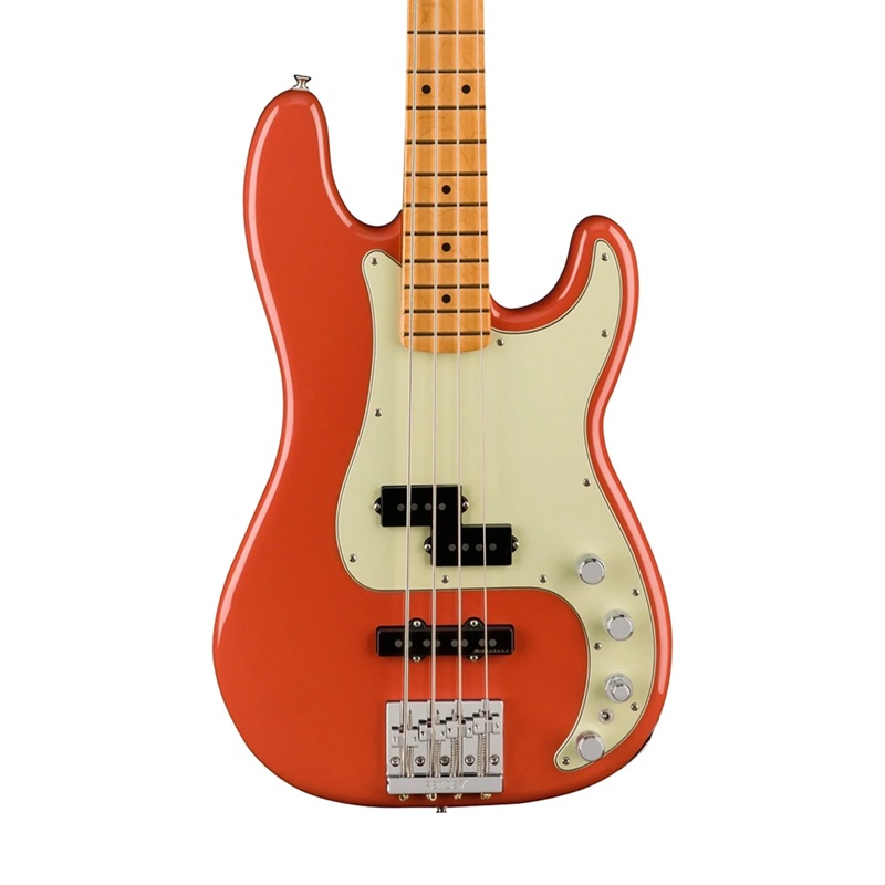 dan-guitar-bass-fender-player-plus-active-precision-bass-ss-maple-fingerboard-fiesta-red--4-strings-mat-top