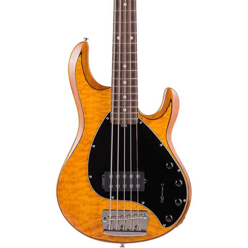 dan-guitar-bass-sterling-by-music-man-stingray-ray35qm-h-rosewood-fingerboard-amber--5-strings-mat-top