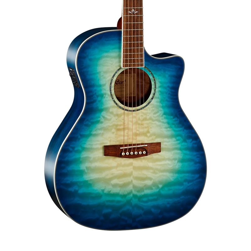dan-guitar-acoustic-cort-gaqf-coral-blue-burst-mat-top