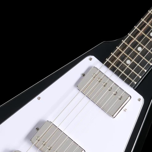 mat-phim-ebony-tren-dan-guitar-dien-epiphone-flying-v-70s