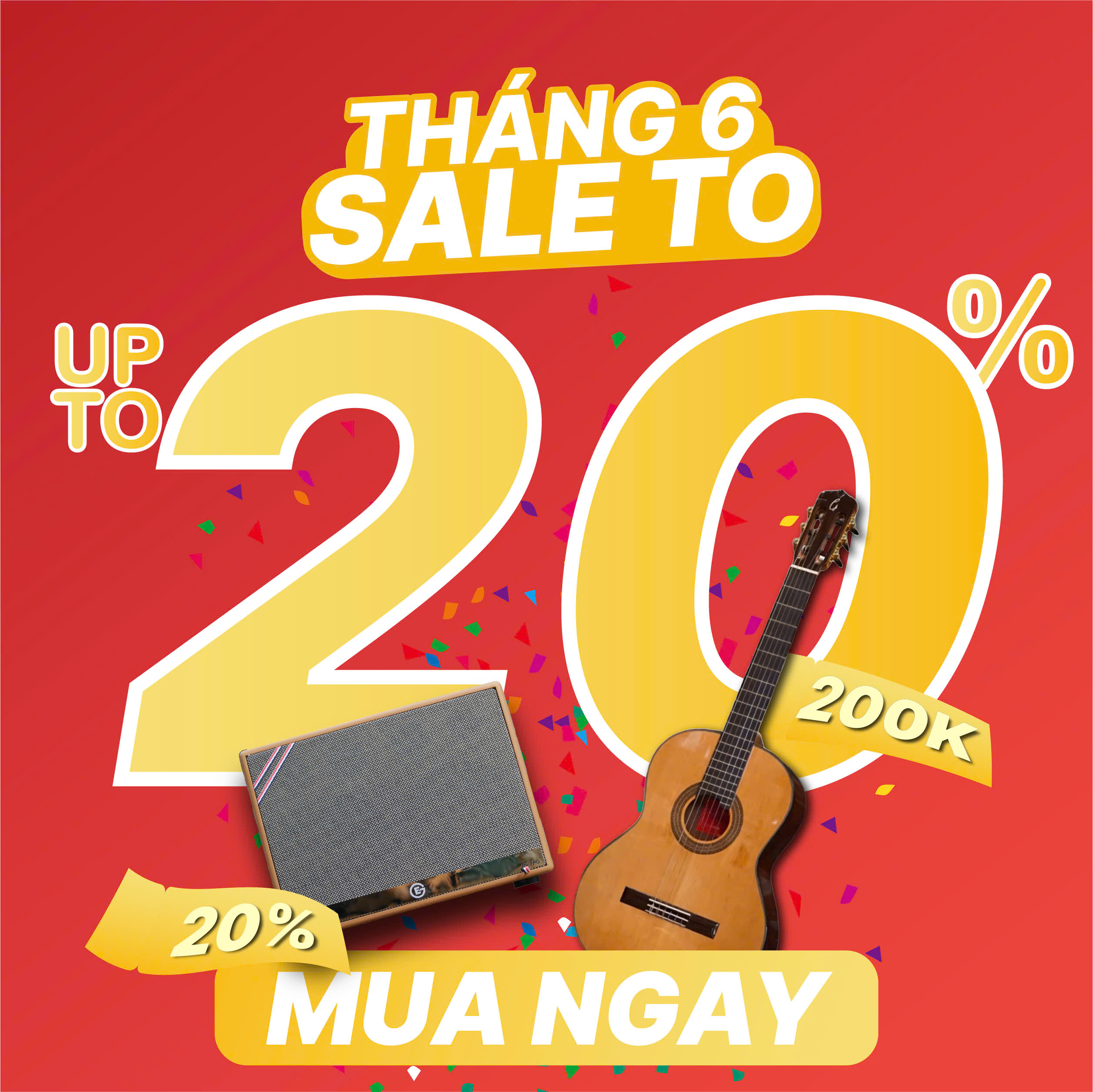 Giảm 20% phụ kiện tháng 6