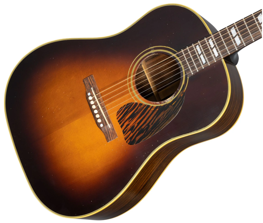 Đàn Guitar Acoustic Gibson Custom Shop 1942 Banner Southern Jumbo - Vintage Sunburst Light Aged