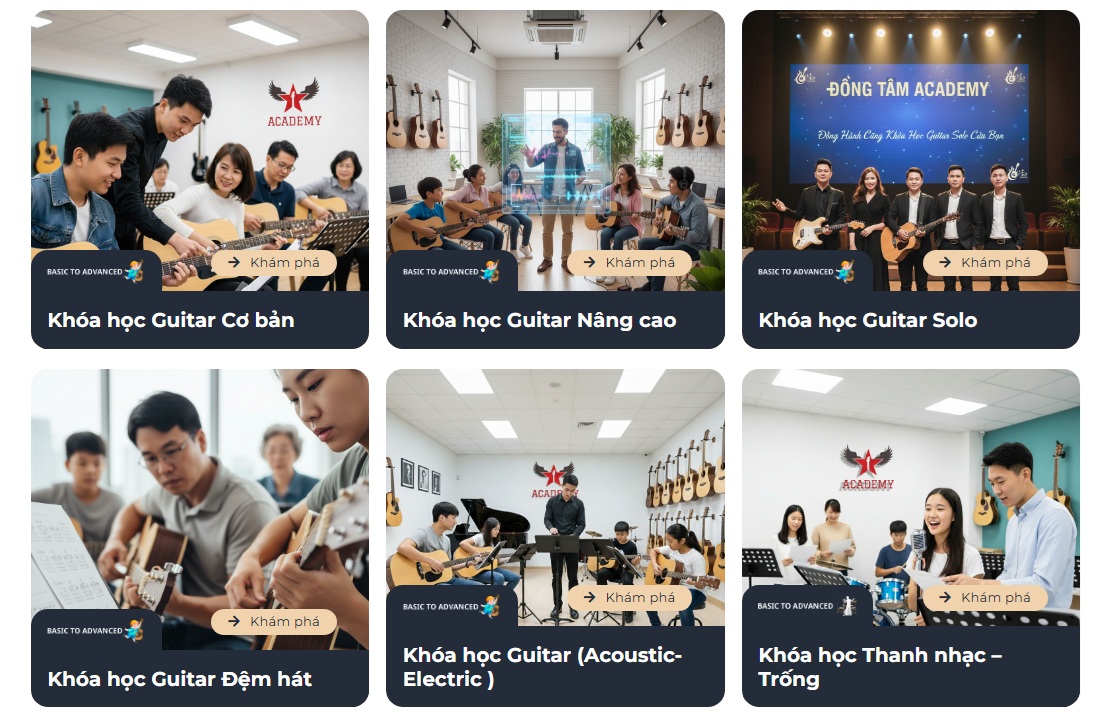 Học Đàn Guitar Quận Tân Phú 