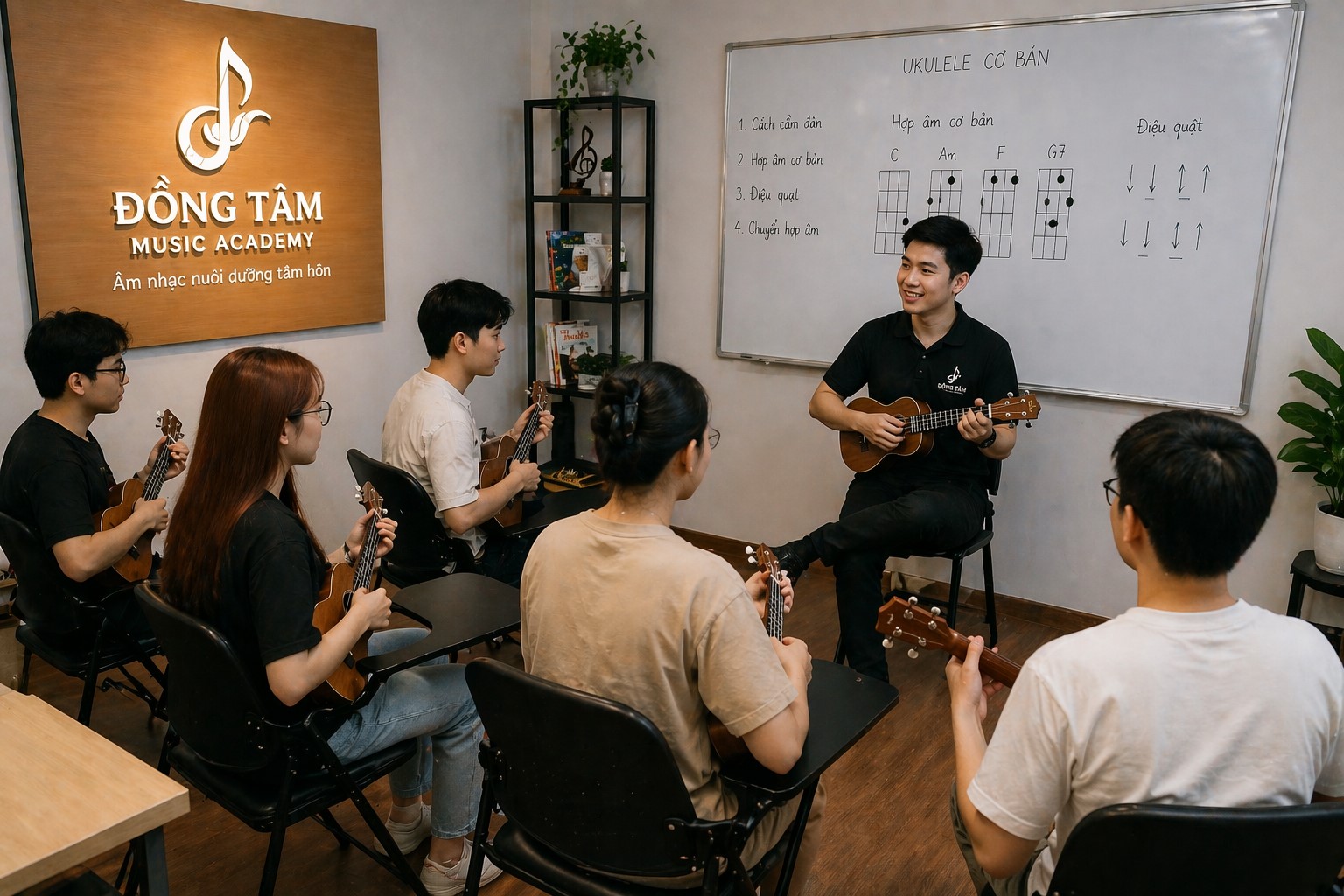  HỌC UKULELE TẠI TÂN SƠN NHÌ 