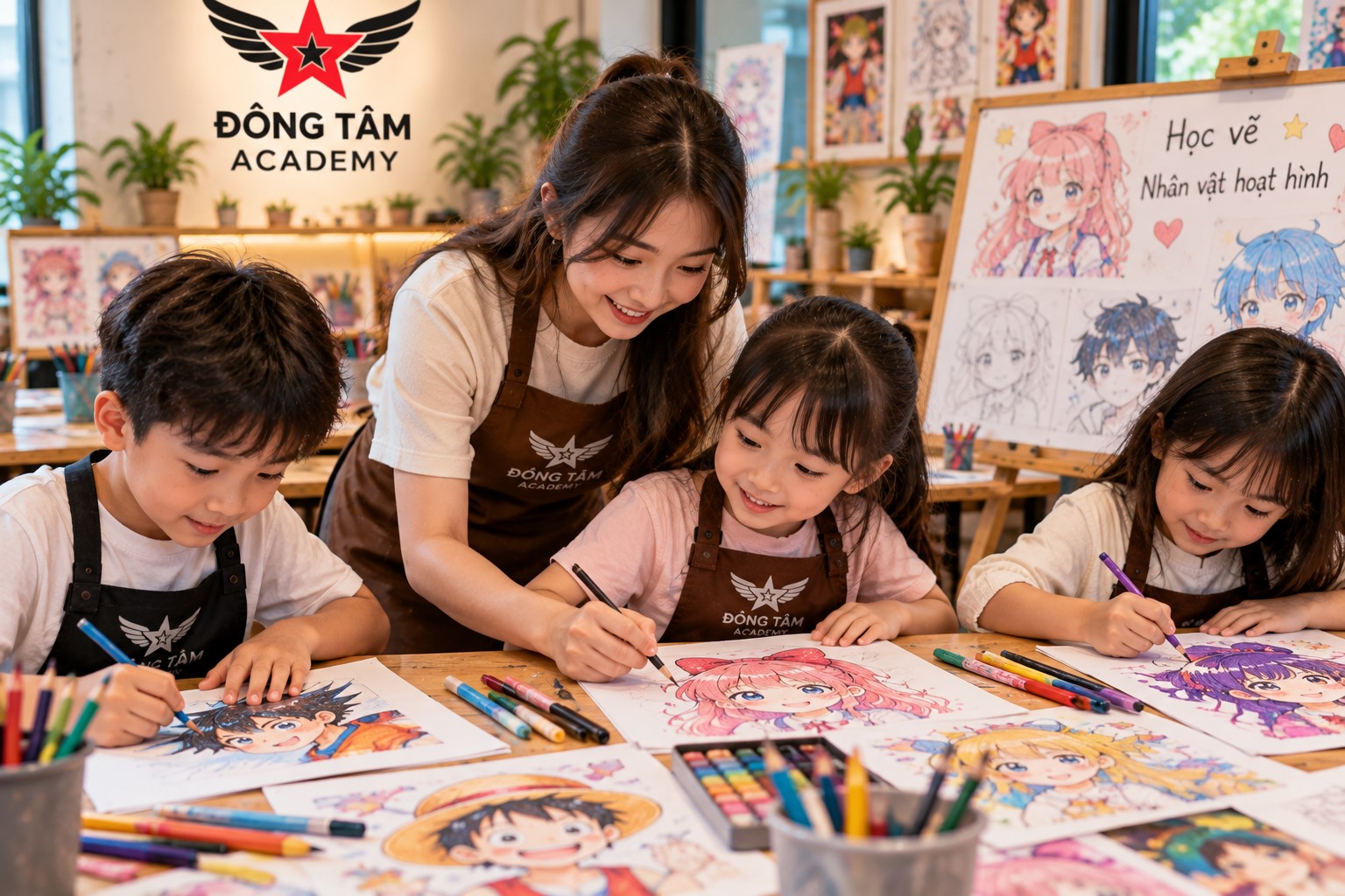 HỌC VẼ ANIME CHO BÉ TÂN BÌNH 
