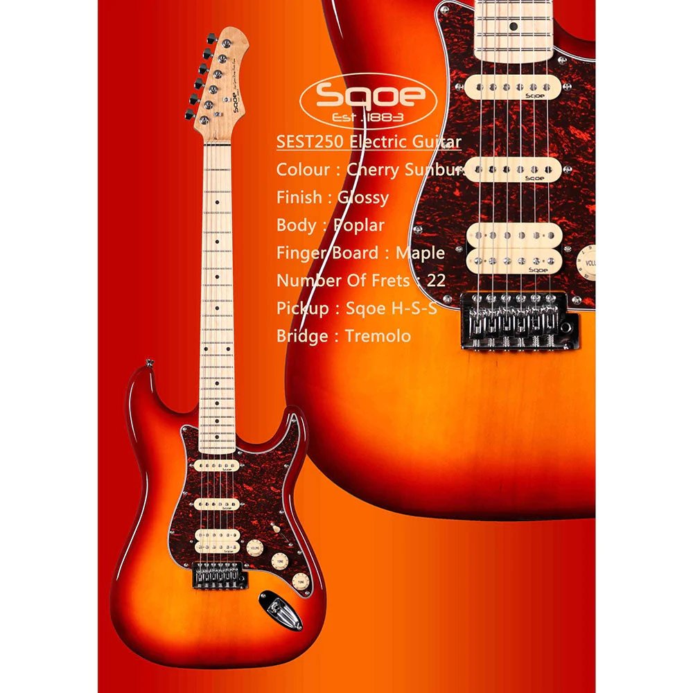 Guitar Điện Sqoe SEST250 (SB)
