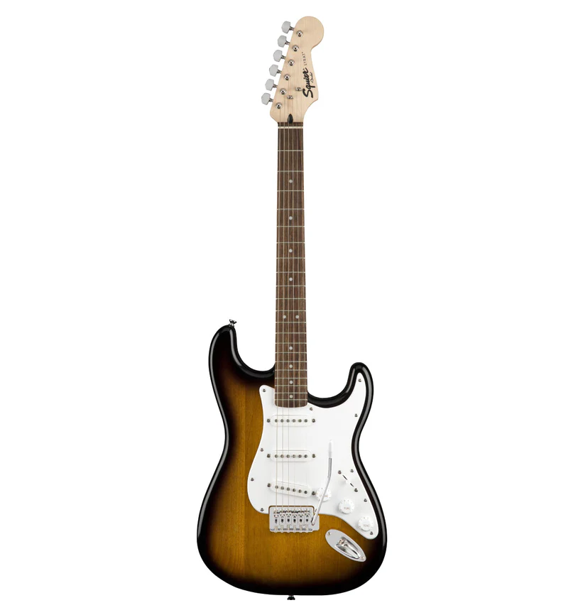 Đàn Guitar Điện SQUIER STRATOCASTER PACK SSS, LAUREL FINGERBOARD, BROWN SUNBURST