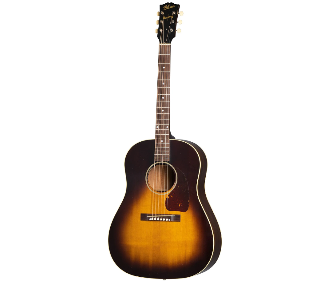 Đàn Guitar Acoustic Gibson Murphy Lab Light Aged 1942 Banner J-45, Vintage Sunburst Light Aged Vintage