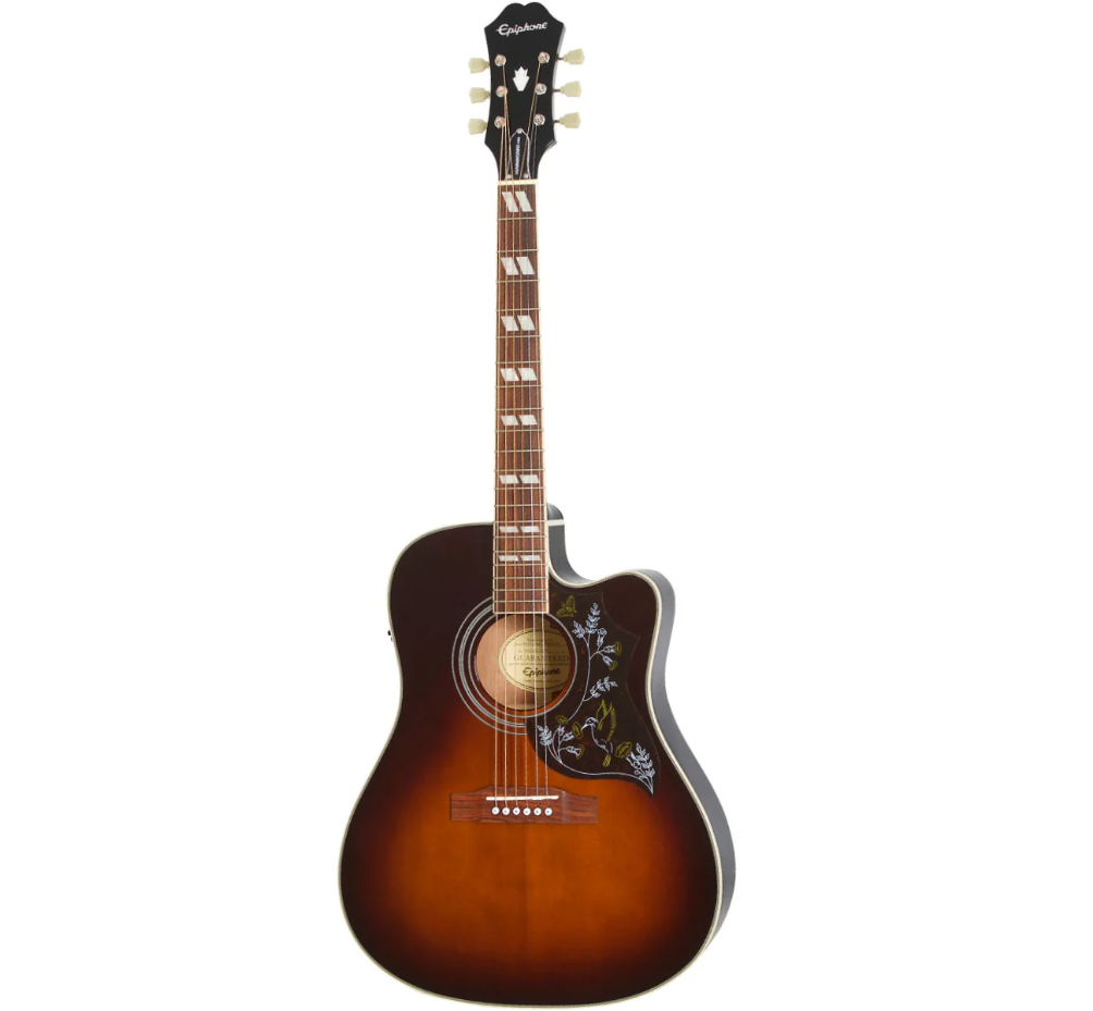 Đàn Guitar Acoustic Epiphone Limited Edition Hummingbird Performer Pro, Tobacco Sunburst