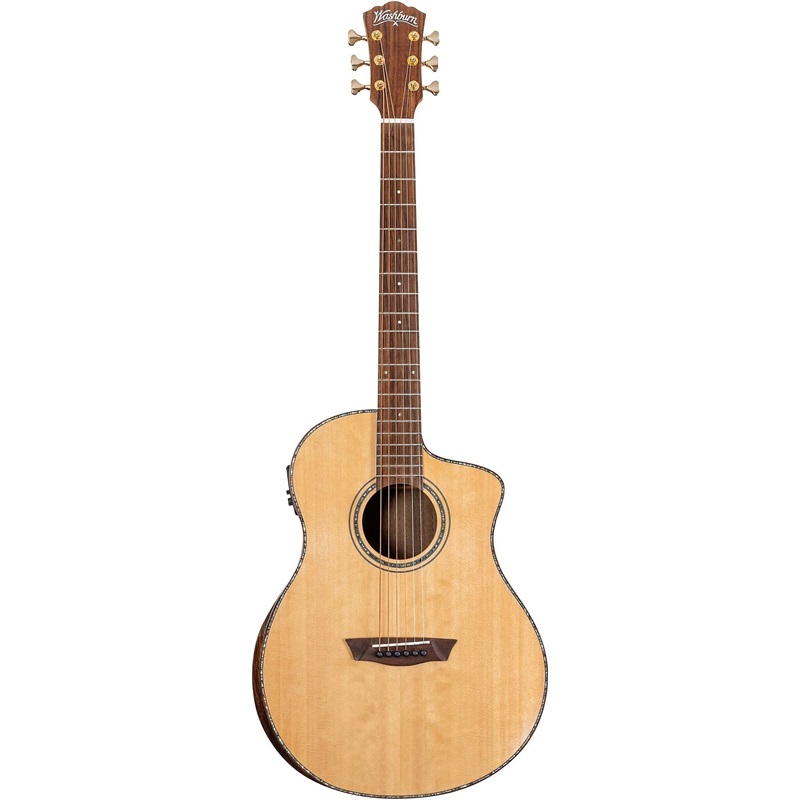 Đàn Guitar Acoustic Washburn Bella Tono Allure Elite Natsce