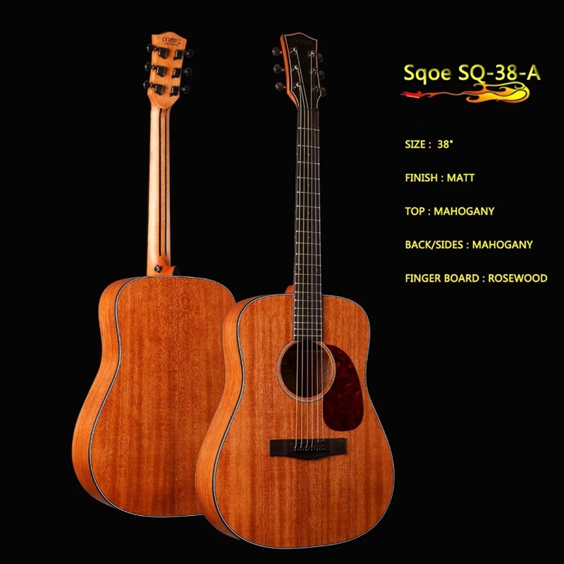 Đàn Guitar Acoustic Sqoe SQ-38-A