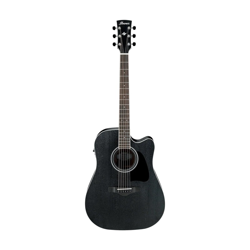 Đàn Guitar Acoustic Ibanez AW84CE Weathered Black Open Pore 