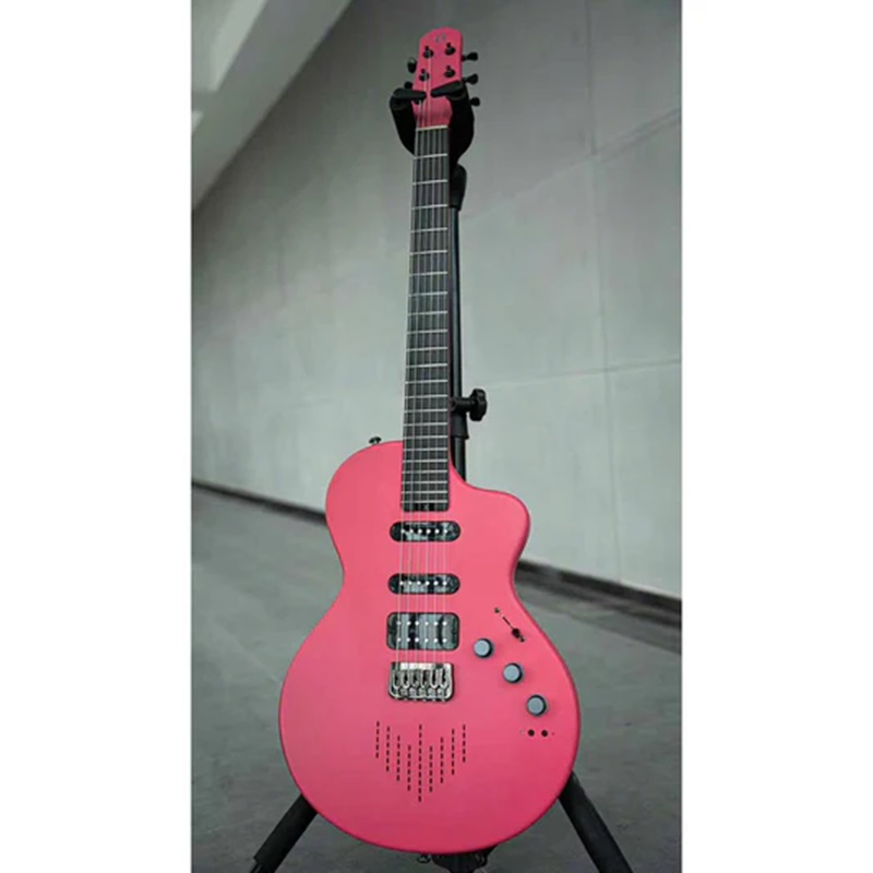 Đàn Guitar Điện Natasha Nebula Peach Pink