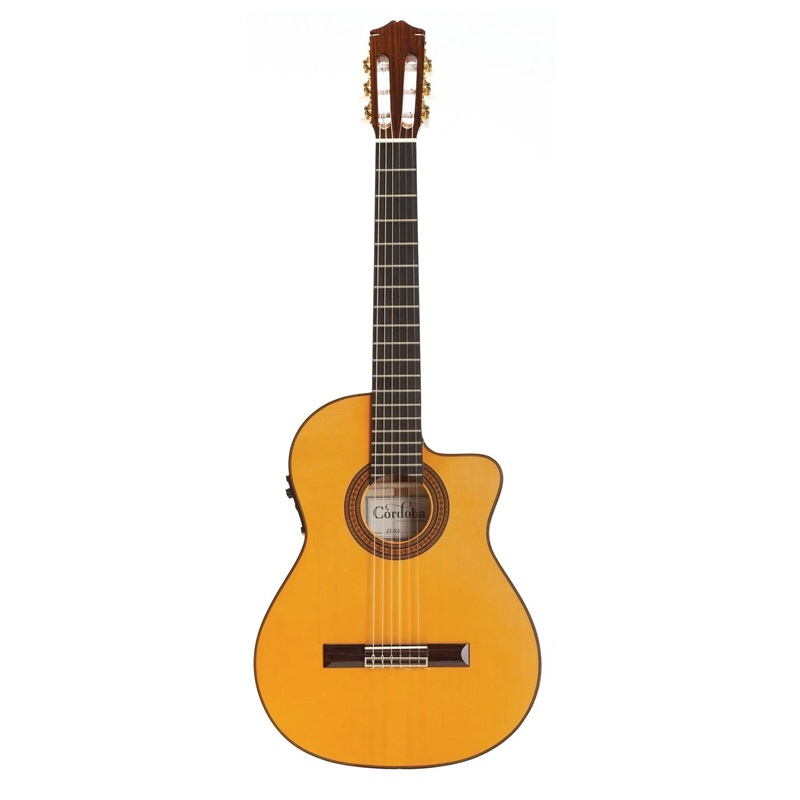 Đàn Guitar Classic Cordoba 55FCE - Honey Amber Thinbody