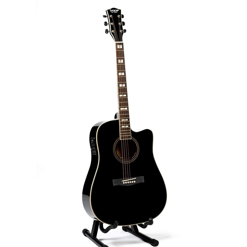 Đàn Guitar Acoustic SQOE SEAE 910 BK 