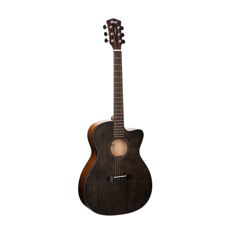 Đàn Guitar Acoustic Cort Core-OC Spruce, Open Pore Trans Black