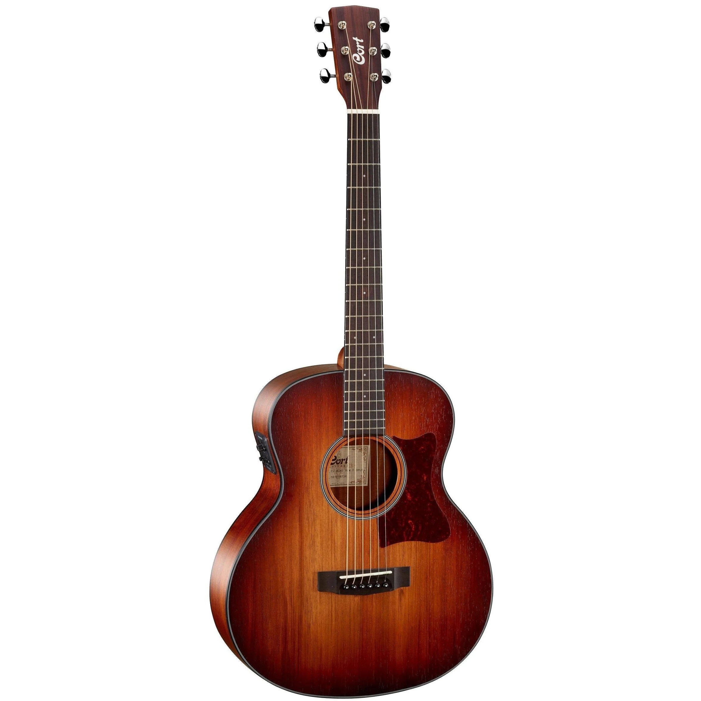 Đàn Guitar Acoustic Cort Little CJ Blackwood, Open Pore Light Burst