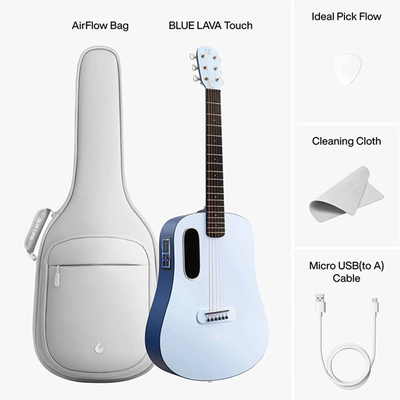 Đàn Guitar Acoustic Blue Lava Original 