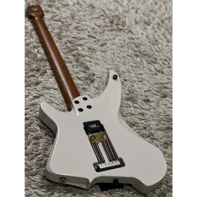 Đàn Guitar Electric Aguda Music Boy Pro HSS Maple Fingerboard Olympic White 