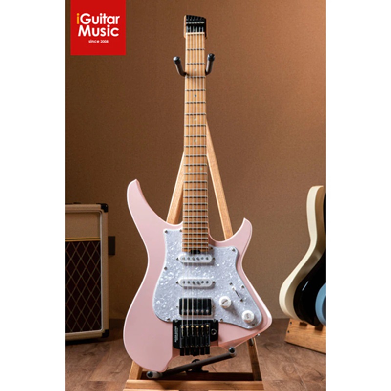 Đàn Guitar Electric Aguda Music Boy Pro HSS Maple Fingerboard Shell Pink 