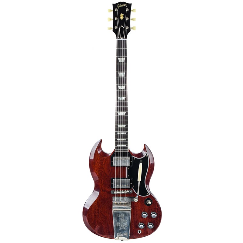 Đàn Guitar Điện Gibson Custom Shop 1964 SG Standard Reissue With Maestro Vibrola, Cherry Red 