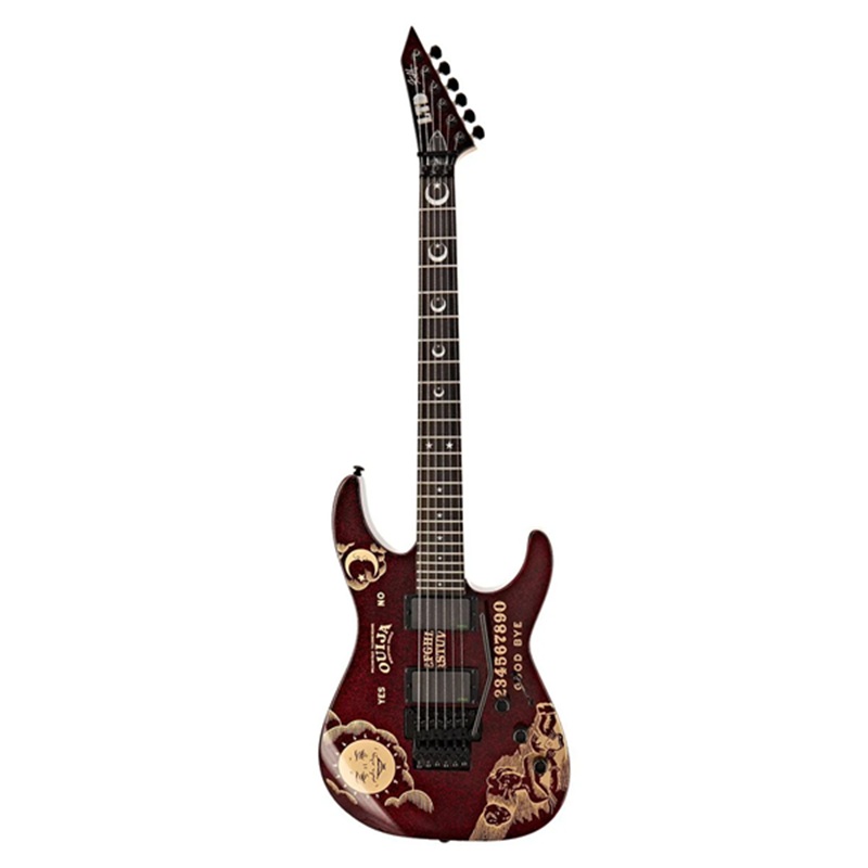 Đàn Guitar Điện ESP LTD Kirk Hammett Signature Ouija Sparkle HH, Ebony Fingerboard 
